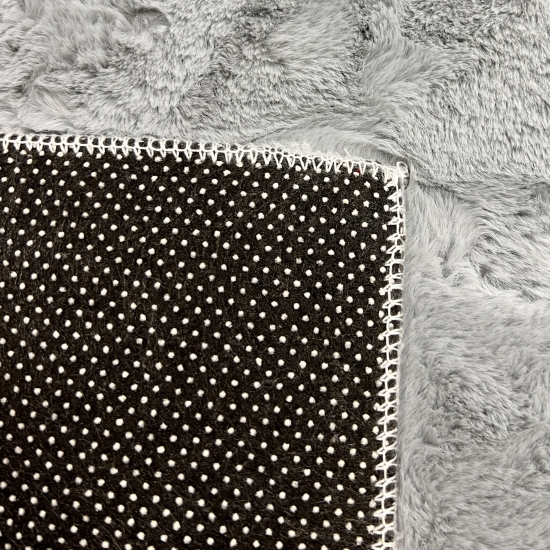 Teppich für Badezimmer | rutschfest | in grau