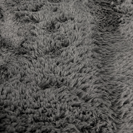 Preview: Teppich für Badezimmer | rutschfest | in anthrazit