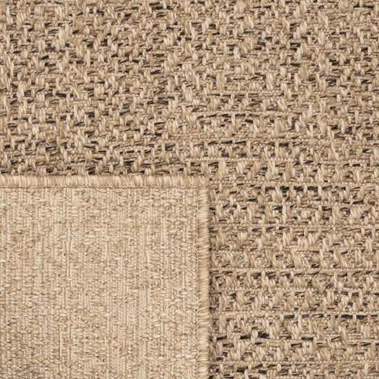 In- und Outdoorteppich im modernen Jute-Look beige/braun