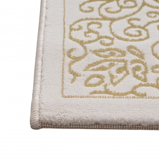 Teppich Creme Gold Ornament Stil modern