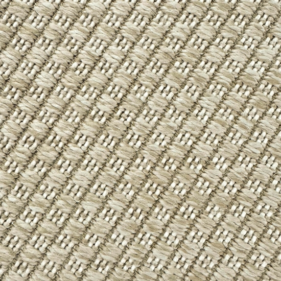 Teppich moderner für den Außen- und Innenbereich einfarbig in Beige