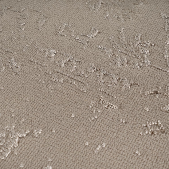 Preview: Teppich Beige Ornament Design moderne Vintage Optik