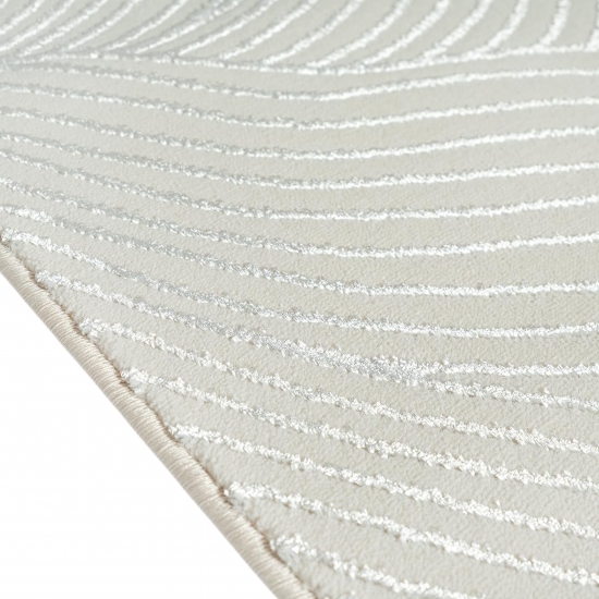 Teppich Creme Struktur Design moderne Optik