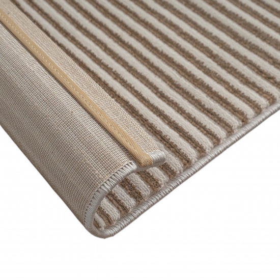 Teppich Beige Grafik Design zeitlos Wohnbereich