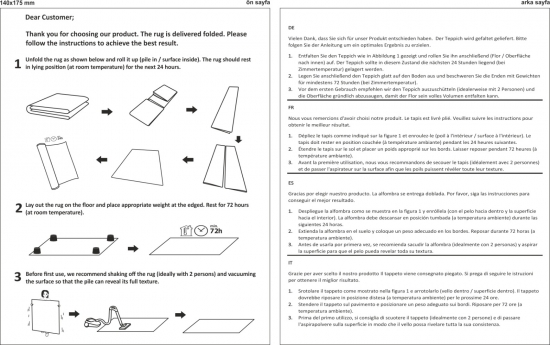 Beiger weicher Teppich mit modernem Linien-Design pflegeleicht