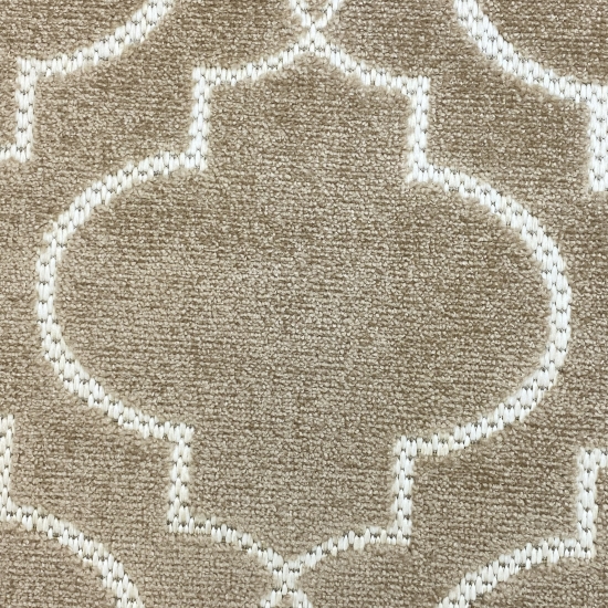 Orienttepich mit schönen Mustern | In- & Outdoor | in beige
