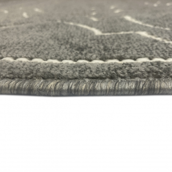 Orienttepich mit schönen Mustern | In- & Outdoor | in anthrazit