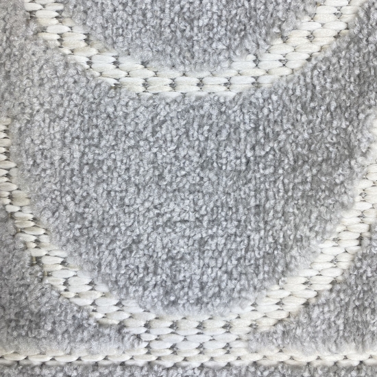 Orienttepich mit schönen Mustern | In- & Outdoor | in grau