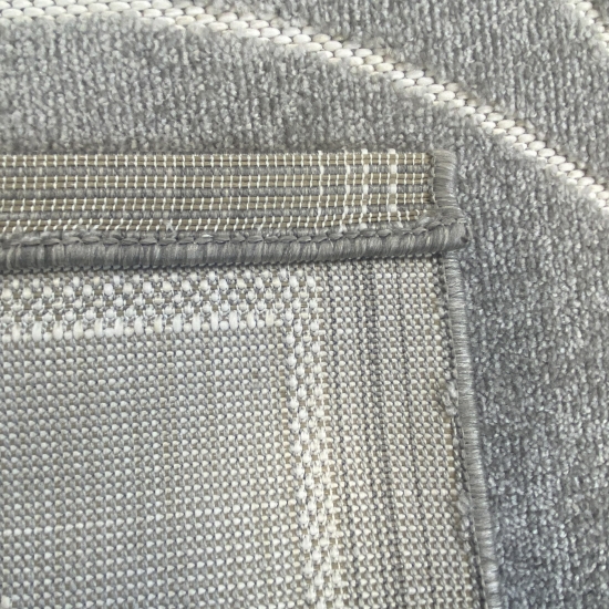 Orienttepich mit schönen Ornamenten | In- & Outdoor | in grau