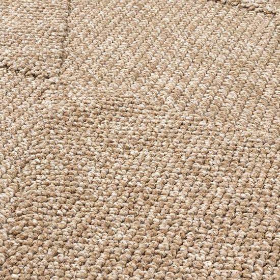 Preview: Teppich In- und Outdoor mit Jute-Optik vielseitig einsetzbar in Beige/Braun Preview: Teppich In- und Outdoor mit Jute-Optik vielseitig einsetzbar in Beige/Braun