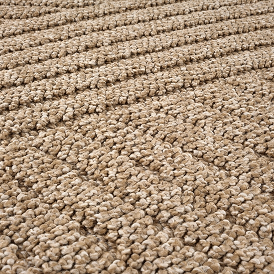 Preview: Teppich In- und Outdoor mit Wellenmuster vielseitig einsetzbar in Beige Preview: Teppich In- und Outdoor mit Wellenmuster vielseitig einsetzbar in Beige