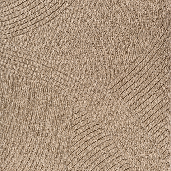 Preview: Teppich In- und Outdoor mit Wellenmuster vielseitig einsetzbar in Beige Preview: Teppich In- und Outdoor mit Wellenmuster vielseitig einsetzbar in Beige