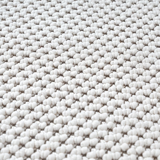 Wohnzimmerteppich Kurzflor im modernen Muster in creme
