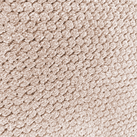 Moderner Design Teppich Beige Schlingenstruktur zeitlos elegant