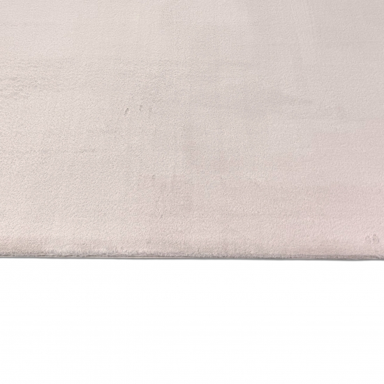 Teppich Weich Einfarbig Modern & Pflegeleicht für Wohnbereiche in rosa