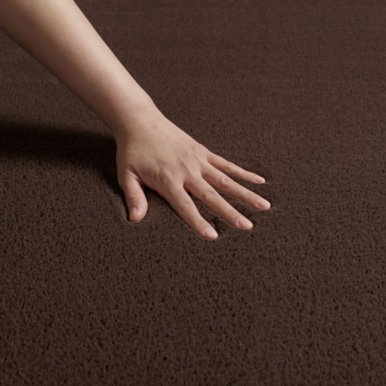 Preview: Teppich Braun mit Anti-Rutsch – Weich, modern & vielseitig für Ihr Zuhause Preview: Teppich Braun mit Anti-Rutsch – Weich, modern & vielseitig für Ihr Zuhause