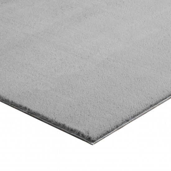 Teppich waschbar grau Wohnzimmer Schlafzimmer modern rutschfest weich Kurzflor Fußbodenheizung geeignet