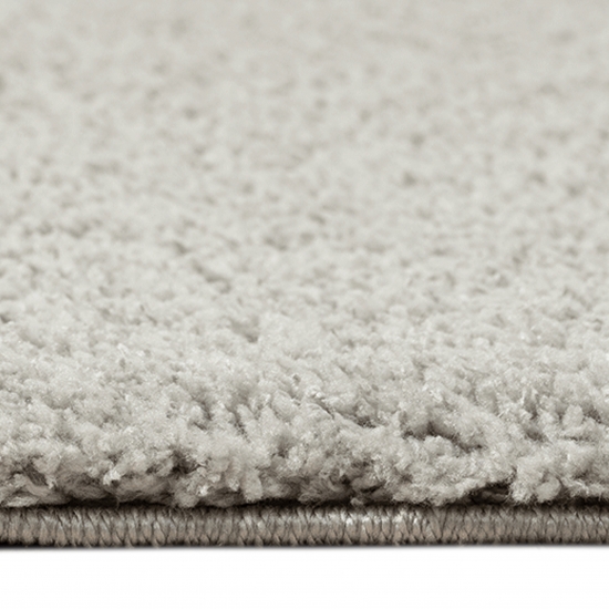Wohnzimmer Teppich flauschig warm • Unidesign grau