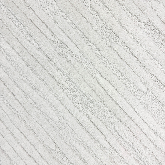 Teppich Wohnzimmer Schlafzimmer mit verschieden gemusterten Linien in creme grau