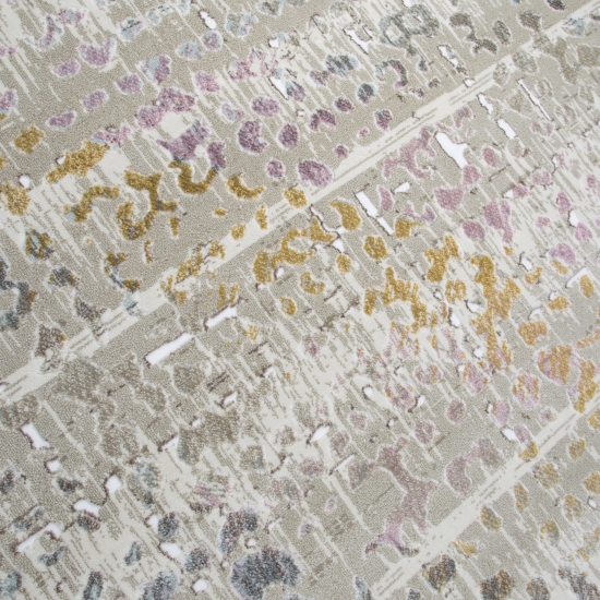 Designteppich mit lebendigem Farbverlauf in Beige, Multi Designteppich mit lebendigem Farbverlauf in Beige, Multi