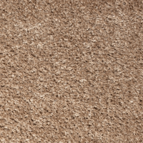 Waschbarer Shaggy Teppich für Wohnzimmer – rutschfest – in beige