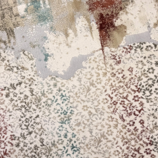 Preview: Gebetsteppich mit Moschee-Motiv in heller Naturfarbgebung