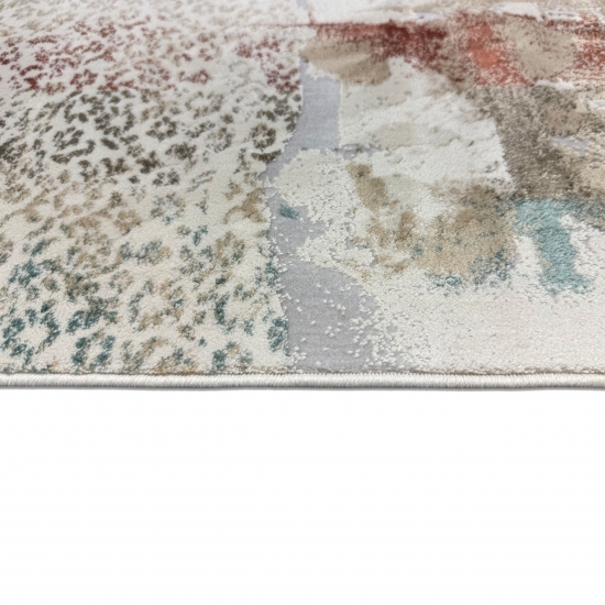 Gebetsteppich mit Moschee-Motiv in heller Naturfarbgebung