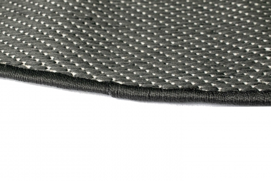 Preview: Giraffen Kinderzimmer Teppich weiche Baby Spielmatte Hoch Tief Effekt schwarz grau creme