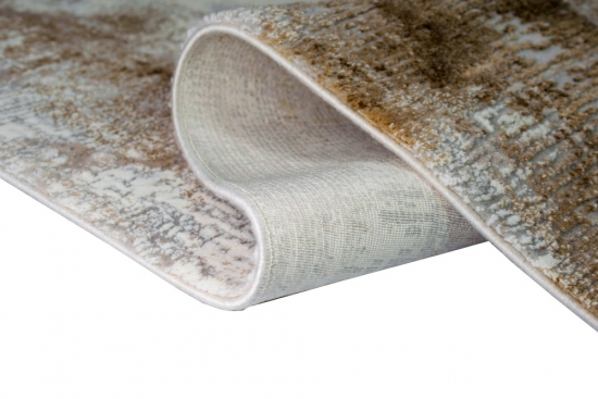 Teppich Wollteppich modern Designerteppich beige braun creme