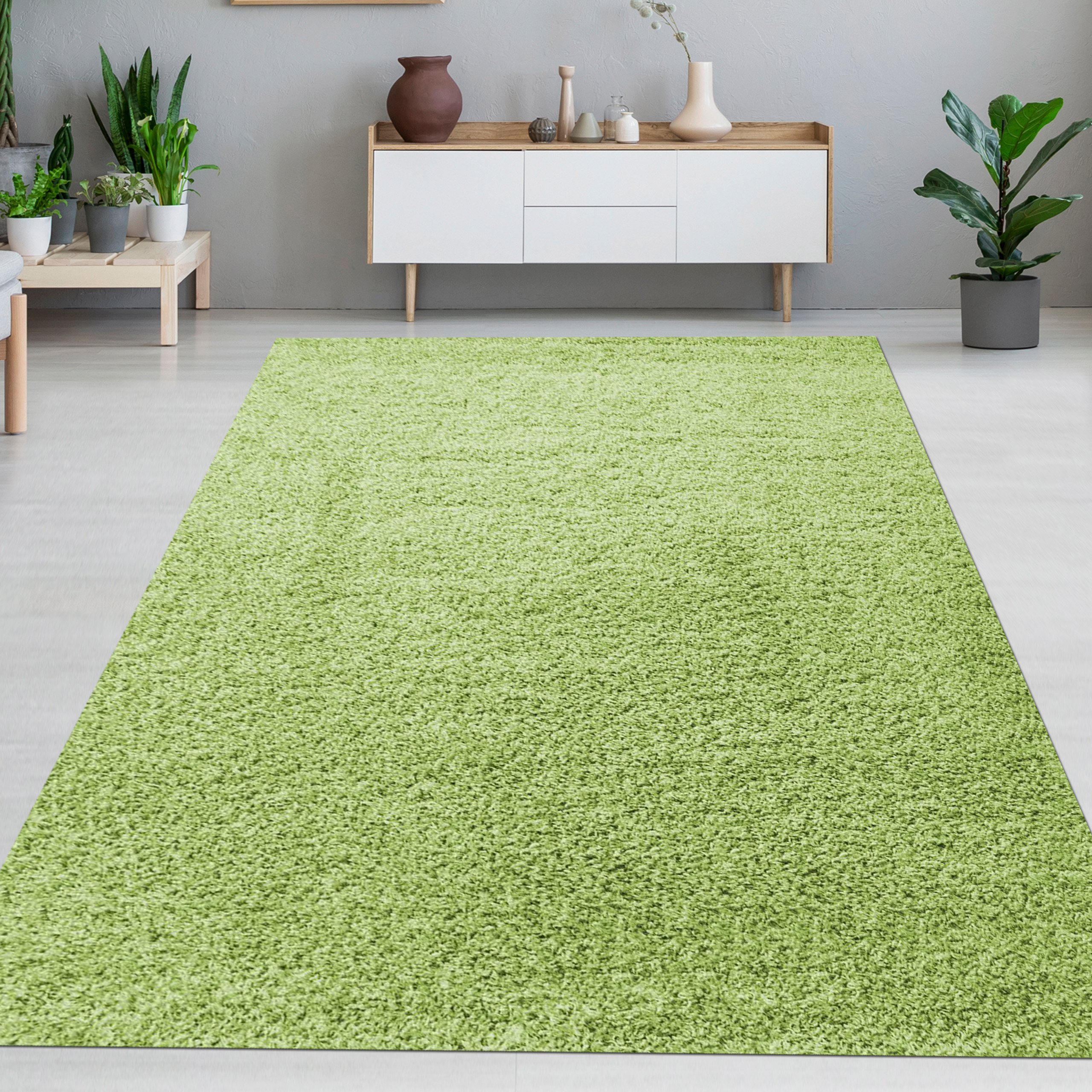 Hochflor Teppich Shaggy Langflorteppich Wohnzimmerteppich