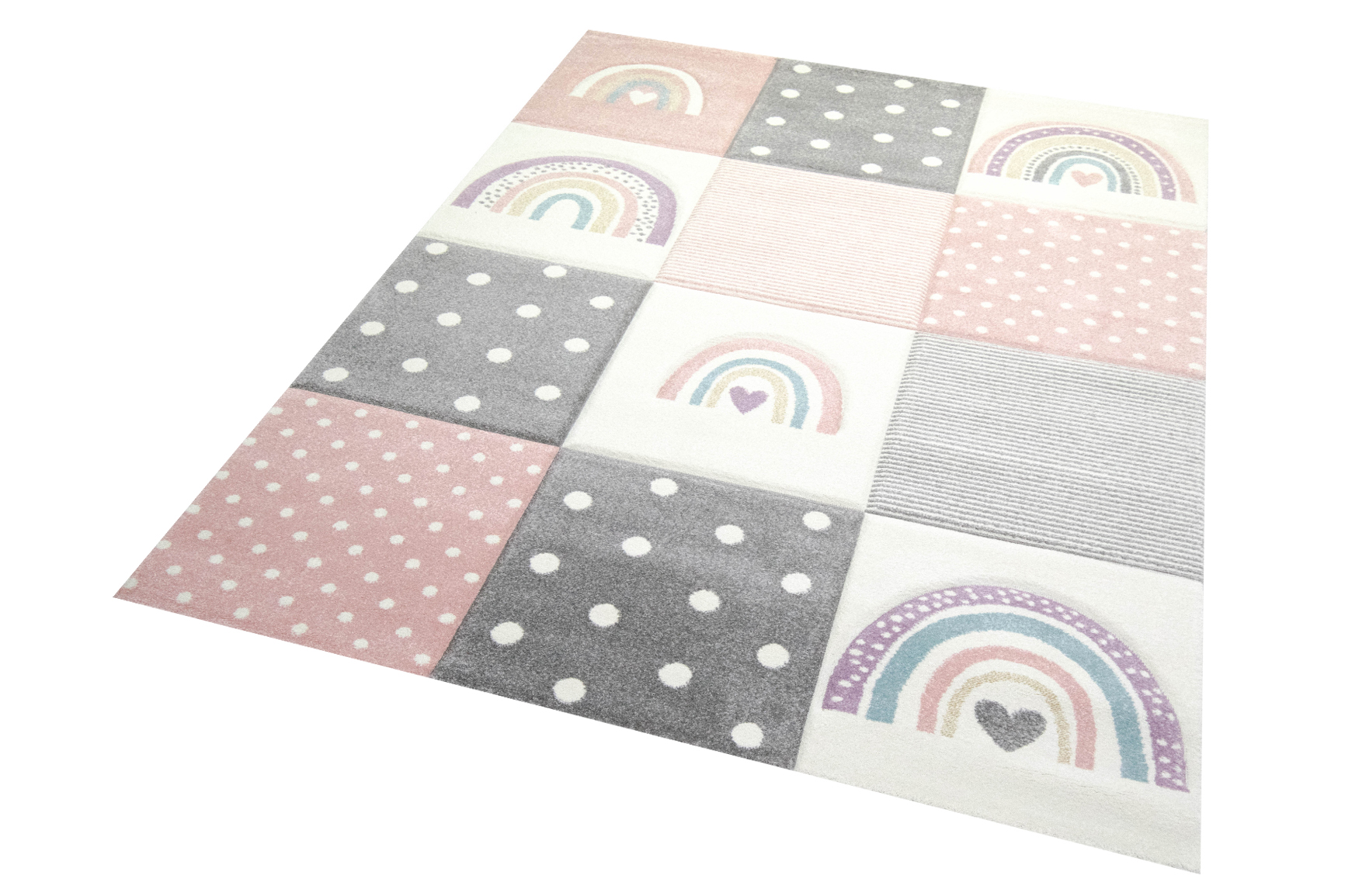  Teppich Muster Auto Teppiche Kinder Rosa gelb abstrakte  geometrische Moderne Wohnzimmer Kinderzimmer Kristallsamt Umweltschutz  Spielzeugteppich 80X120cm