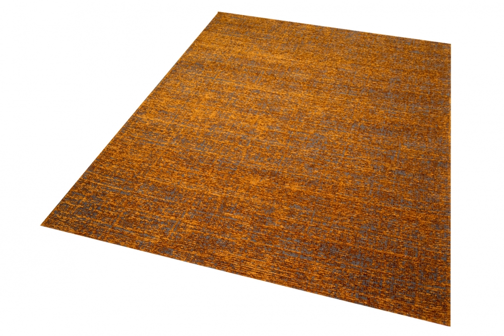 Teppich Indoor Küchenteppich Baumwollteppich in kupfer grau