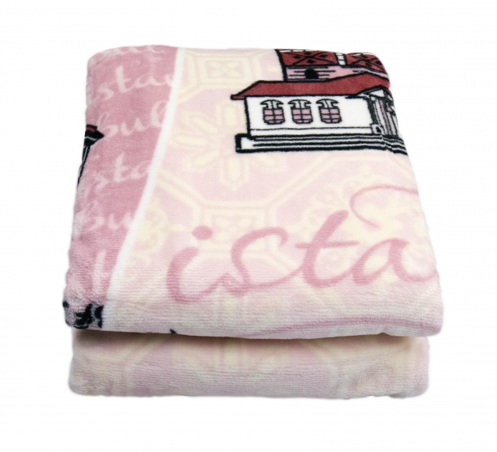 Decke Kinderdecke Tagesdecke Wohndecke Istanbul rosa creme