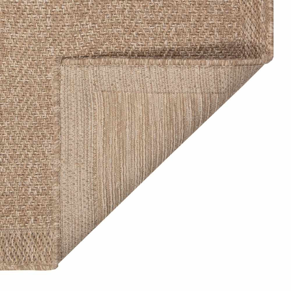 Outdoor Teppich in Sisal-Optik für Garten, Terrasse und Balkon