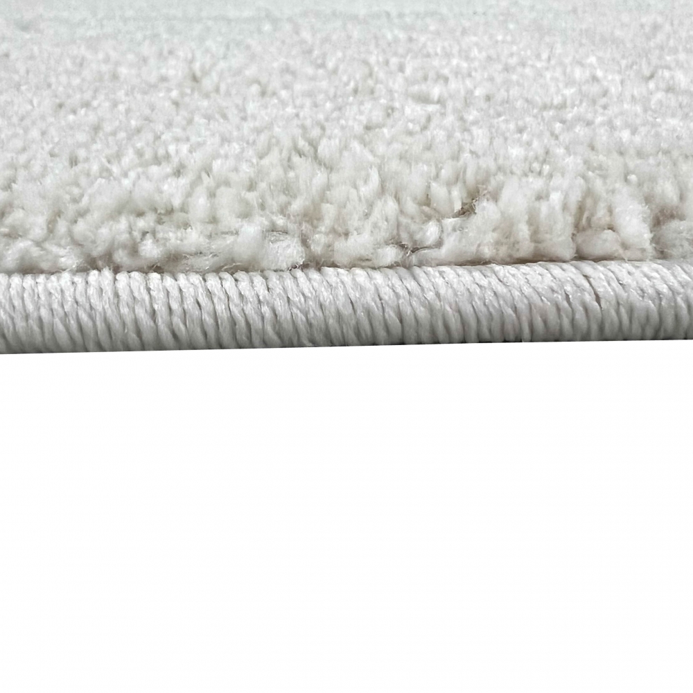 Wohnzimmer Teppich 3d-Effekt mit gestreiftem Muster in Creme Grau