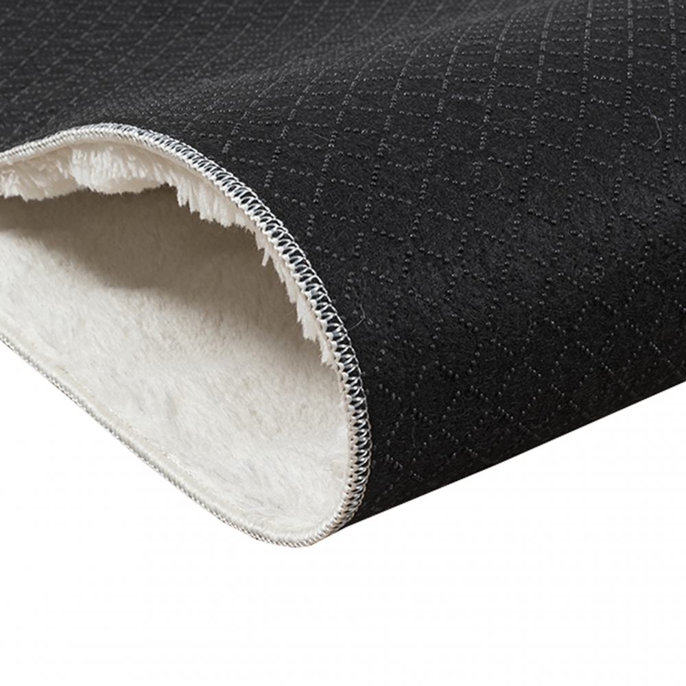Schlafzimmer Wohnzimmer Teppich weich flauschig strapazierfähig allergikerfreundlich rutschfest in creme