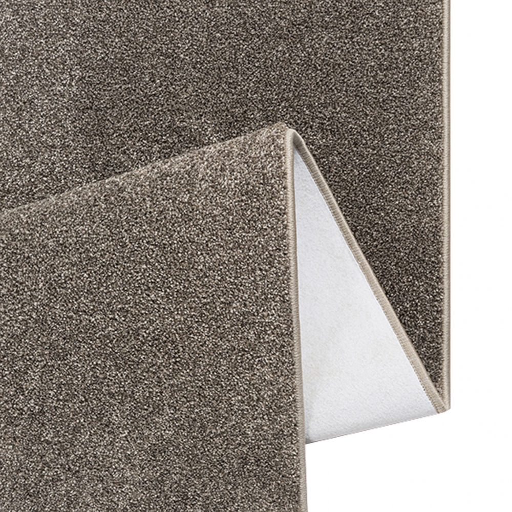 Eleganter grauer Teppich – perfekt geeignet für Flur, Diele, Garderobe oder Schlafzimmer.