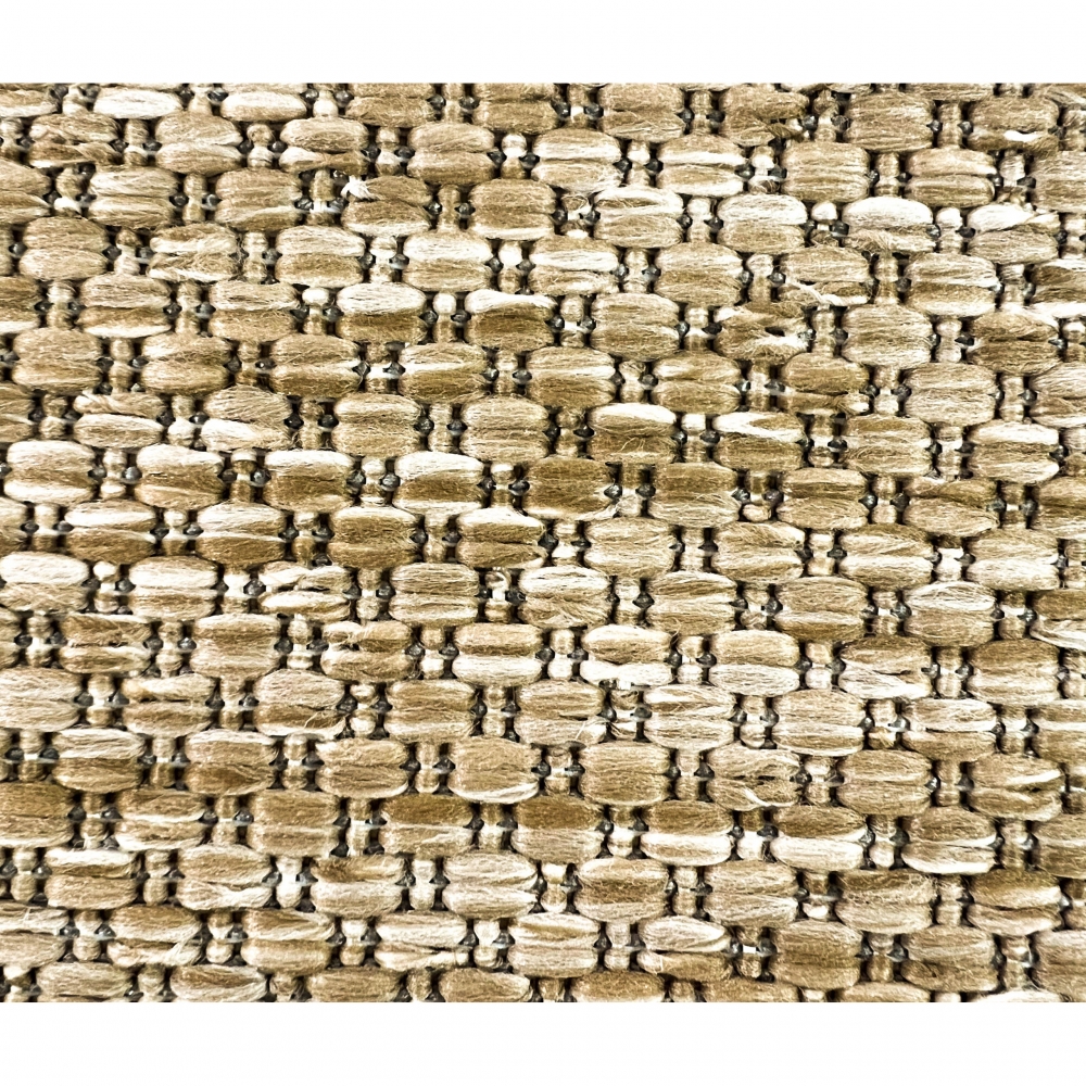 In- und Outdoorteppich Niedrigflor wetterfest einfarbig in Beige
