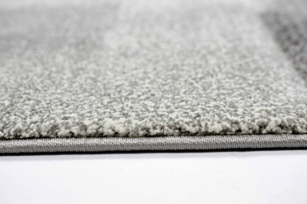 Kinderteppich Kinderzimmer Spiel Teppich Punkte Herz Stern Design creme schwarz grau