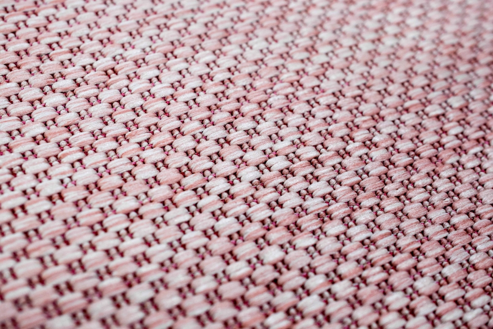 Teppich In- & Outdoor Sisal Balkon Küche Garten Flur Läufer Uni rosa