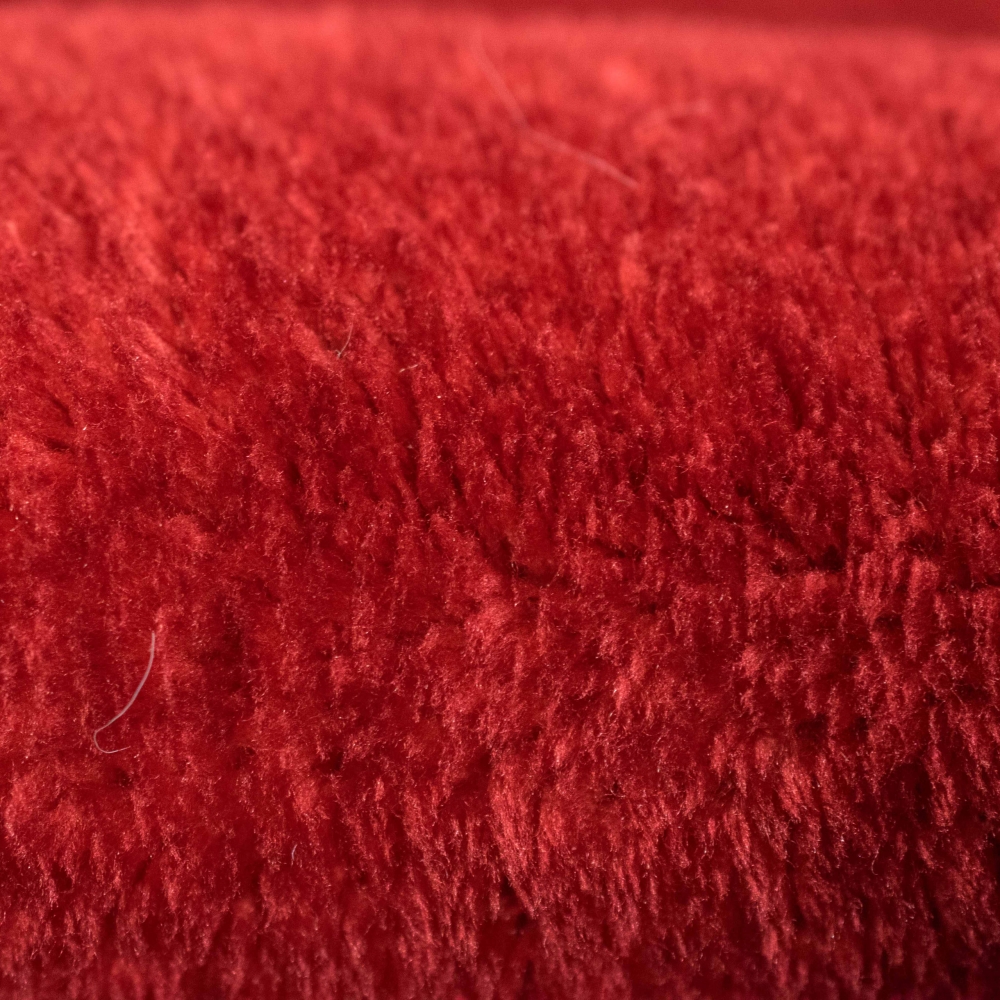 Teppich Shaggy Hochflorteppich waschbar rutschfest rot