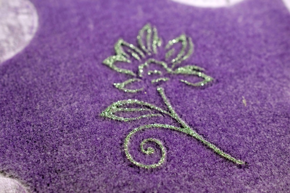 Tagesdecke Bettüberwurf Decke mit Ornamenten in lila silber Tagesdecke Bettüberwurf Decke mit Ornamenten in lila silber