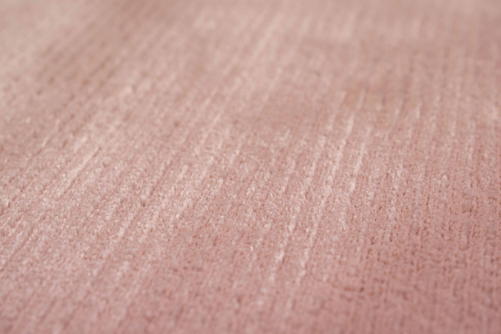 Teppich Wohnzimmerteppich Läufer uni rosa