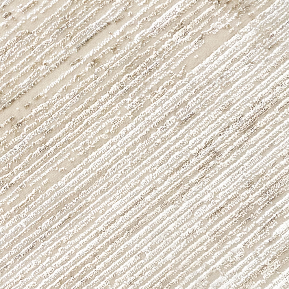 Klassisch-dezenter Teppich | elegant gestreift | beige