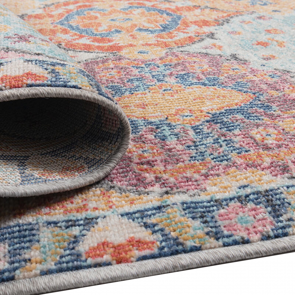 Teppich Outdoor Orientteppich Wohnzimmerteppich Ornamente bunt