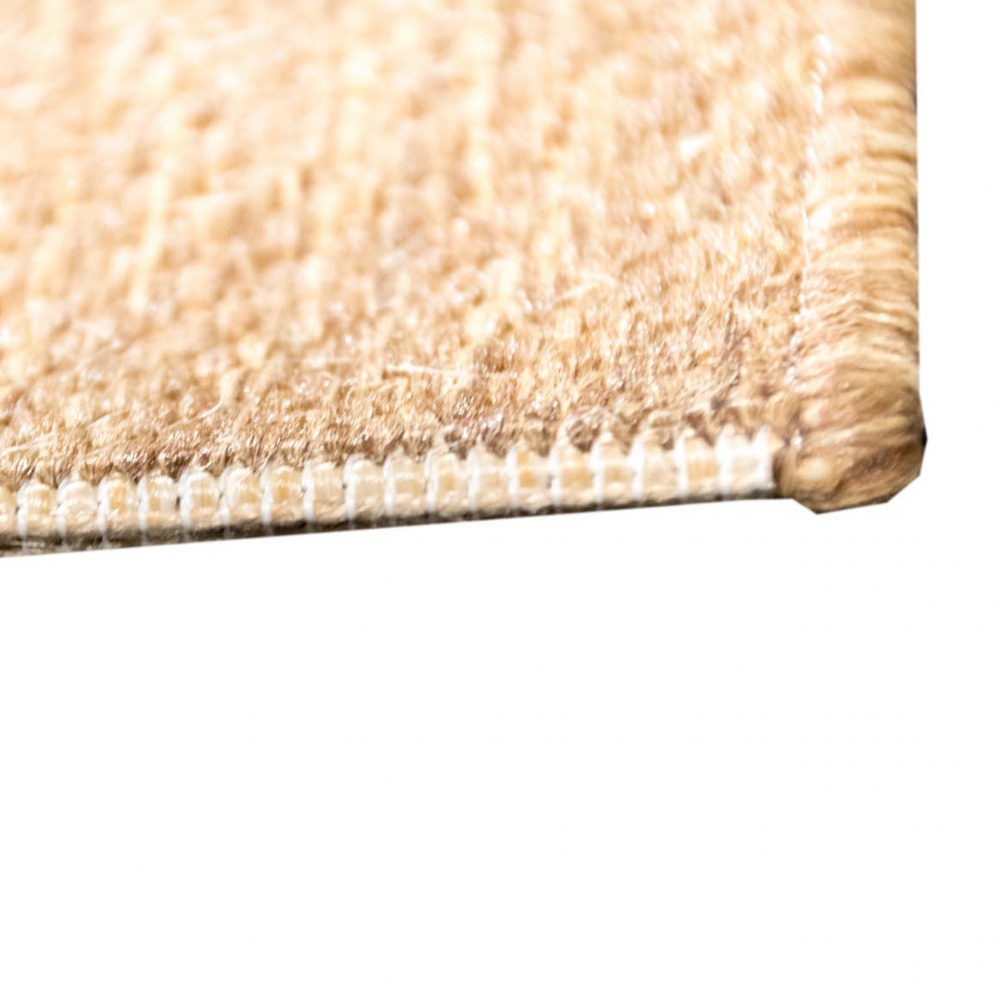 Teppich Sisal Optik Küchenläufer Küchenteppich Streifen beige braun