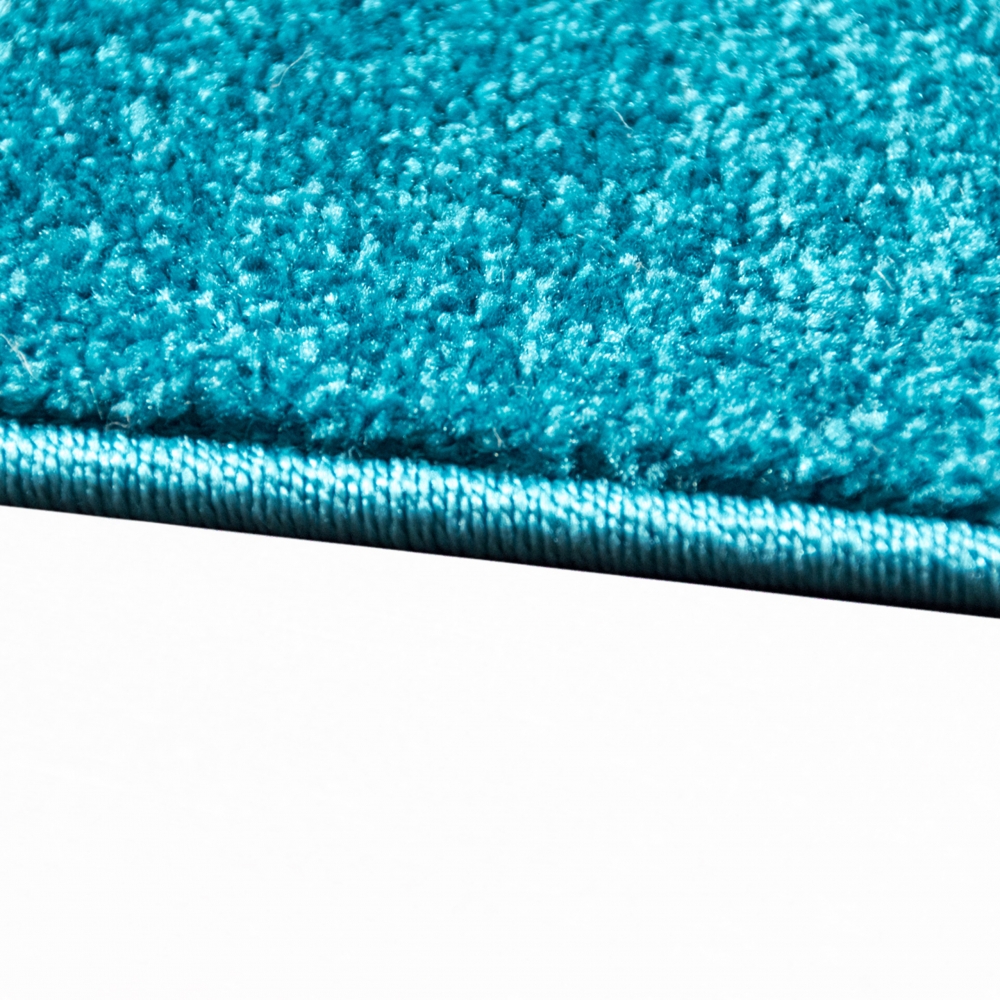 Waldtier-Teppich in Blau Ein gemütliches Highlight für das Kinderzimmer