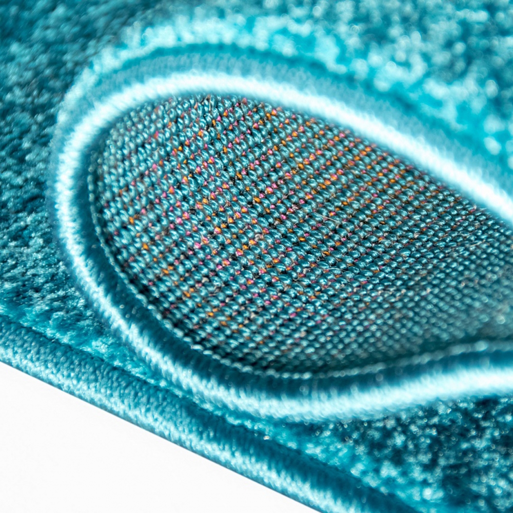 Waldtier-Teppich in Blau Ein gemütliches Highlight für das Kinderzimmer