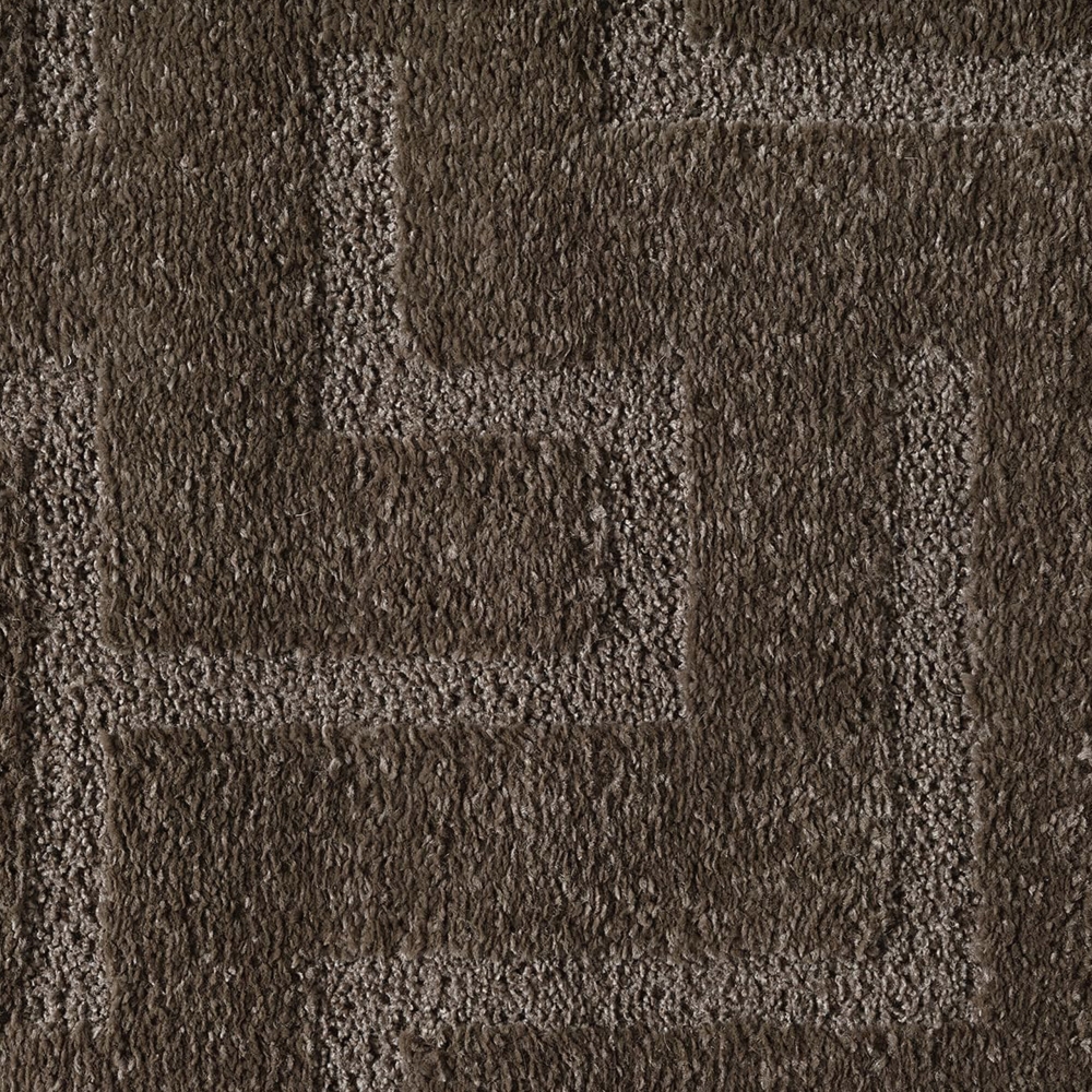 Teppich Designer Dunkelbraun elegant strukturiert modern