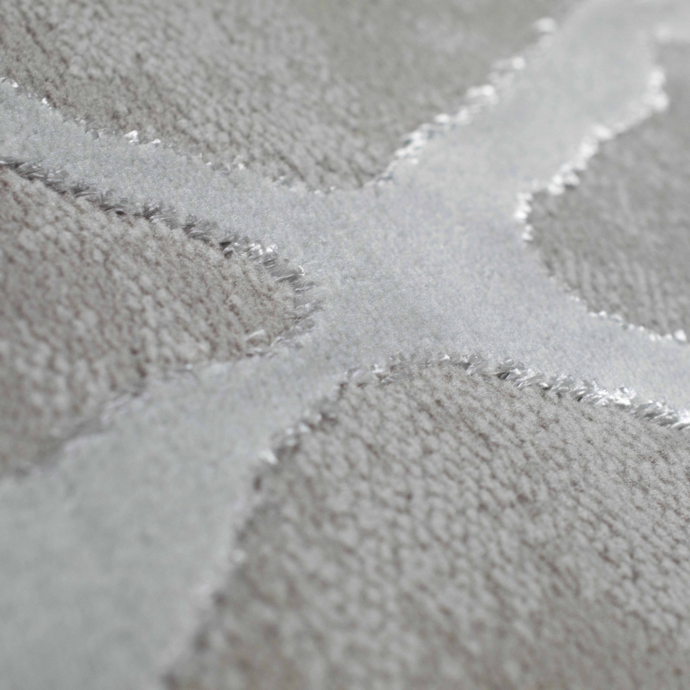 Skandinavischer Teppich für Flur & Wohnzimmer - grau